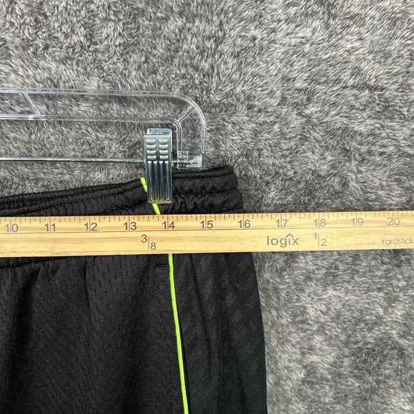 OKC Thunder Adidas NBA Basketball Shorts Black Neon Green Medium Limited Edition - Picture 4 of 12